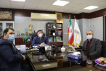 دیدار معاون آموزشی مرکز تحقیقات وآموزش کشاورزی و منابع طبیعی استان خوزستان با رئیس دانشگاه جامع علمی کاربردی خوزستان