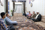 دیدار سرپرست دانشگاه جامع علمی کابردی استان خوزستان با خانواده شهید مدافع حرم حسن حزباوی