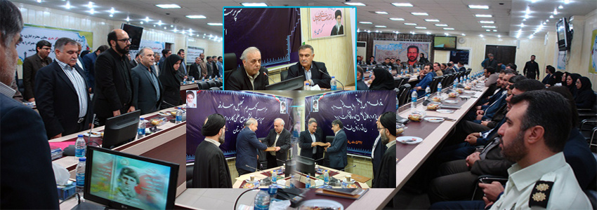 مراسم تودیع و معارفه سرپرست دانشگاه جامع علمی كاربردی خوزستان با حضور دكتر بدری معاون اداری و مالی دانشگاه