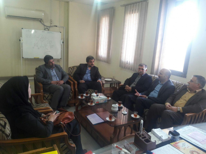 بازدید مسئولین دانشگاه جامع علمی کاربردی از مرکز آموزش تازه تاسیس مخابرات خوزستان